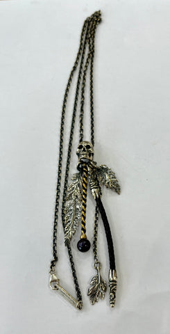 Collier tête de mort