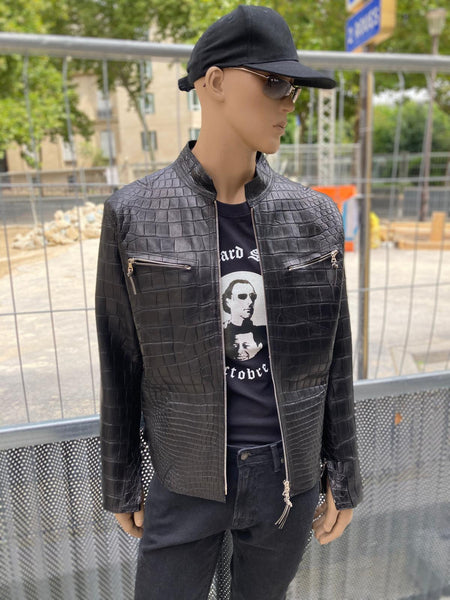 Blouson alligatore