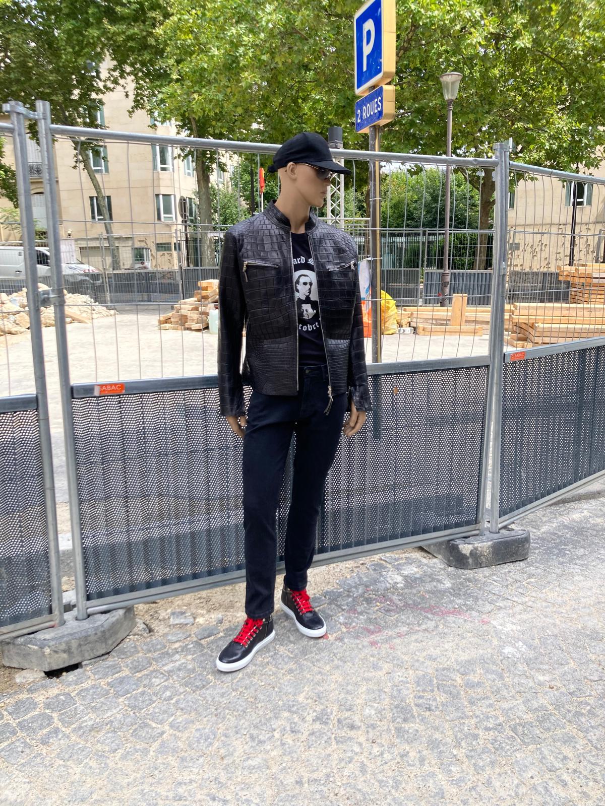 Blouson alligatore
