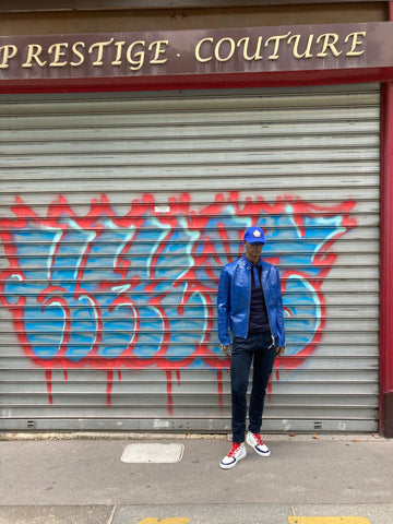Blouson alligator/agneau